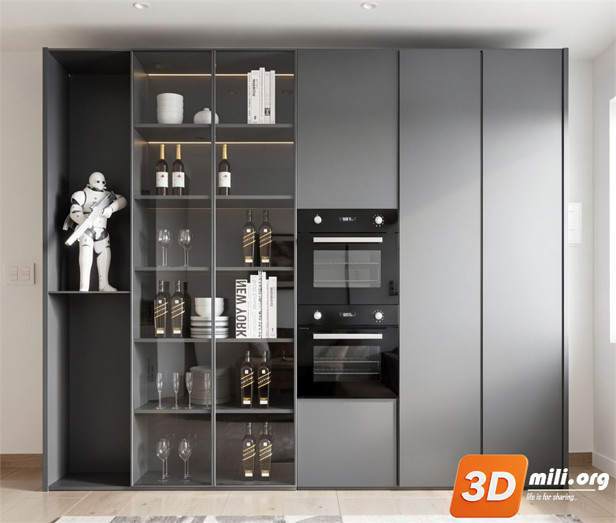 Wine cabinet Skp Files